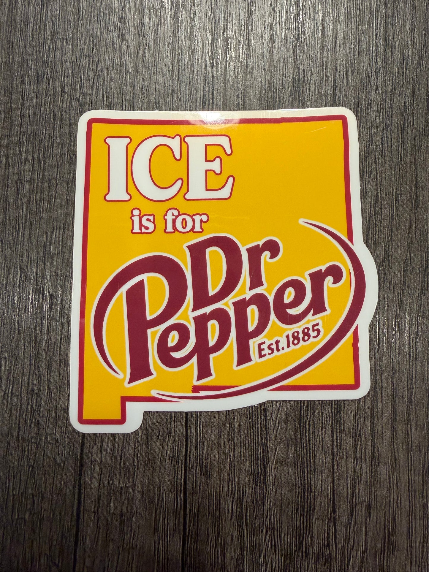 ICE IS FOR (SODA) STICKER