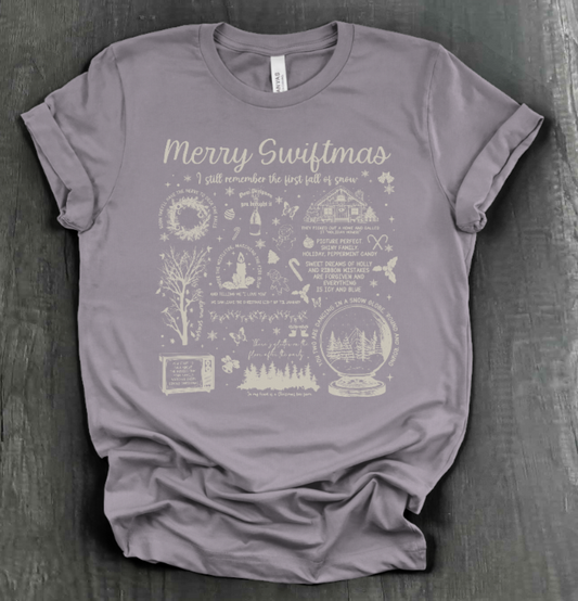 MERRY SWIFTMAS COLLAGE SHIRT