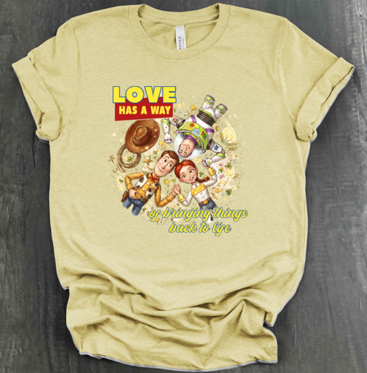 LOVE HAS A WAY OF BRINGING THINGS BACK TO LIFE SHIRT