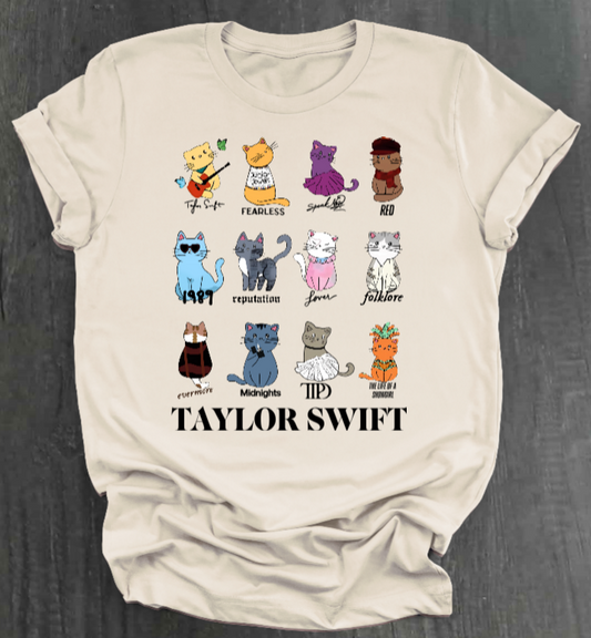 CAT ERAS SHIRT