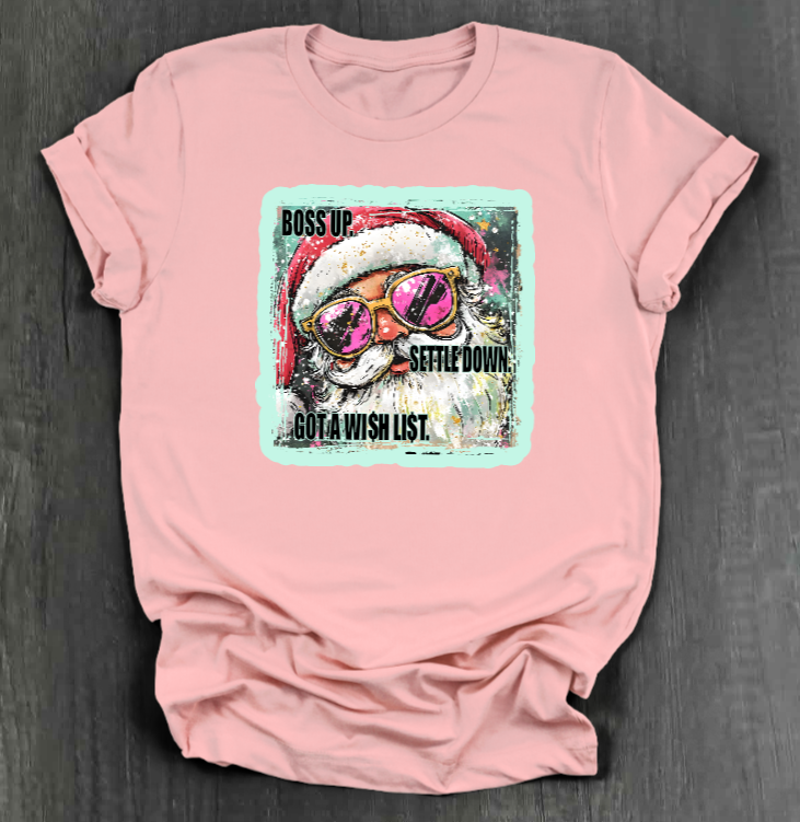 WI$H LI$T SANTA SHIRT
