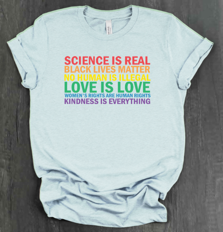 SCIENCE IS REAL SHIRT