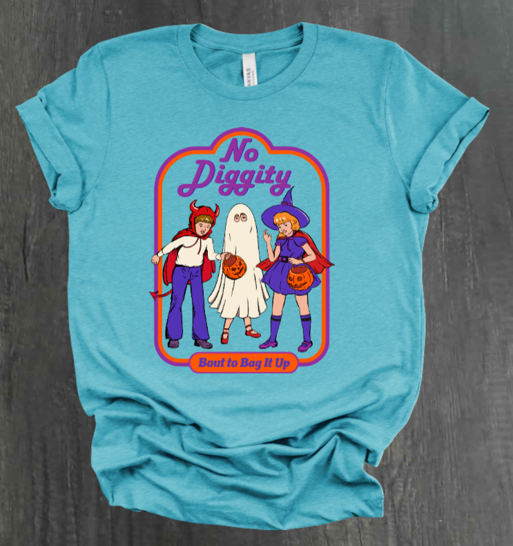 NO DIGGITY HALLOWEEN SHIRT