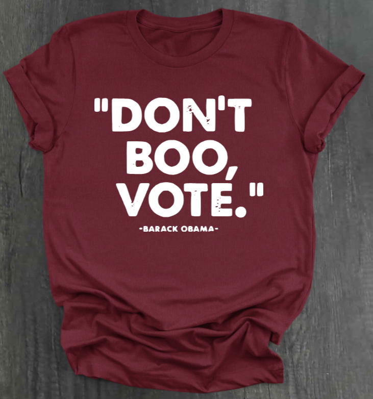 CAMISETA NO ABUCHEE, VOTE