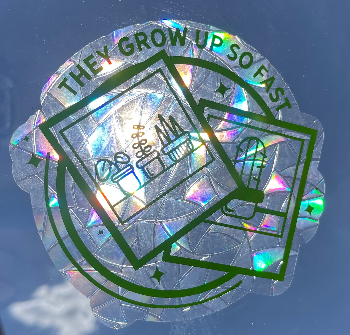 THEY GROW UP SO FAST SUN CATCHER