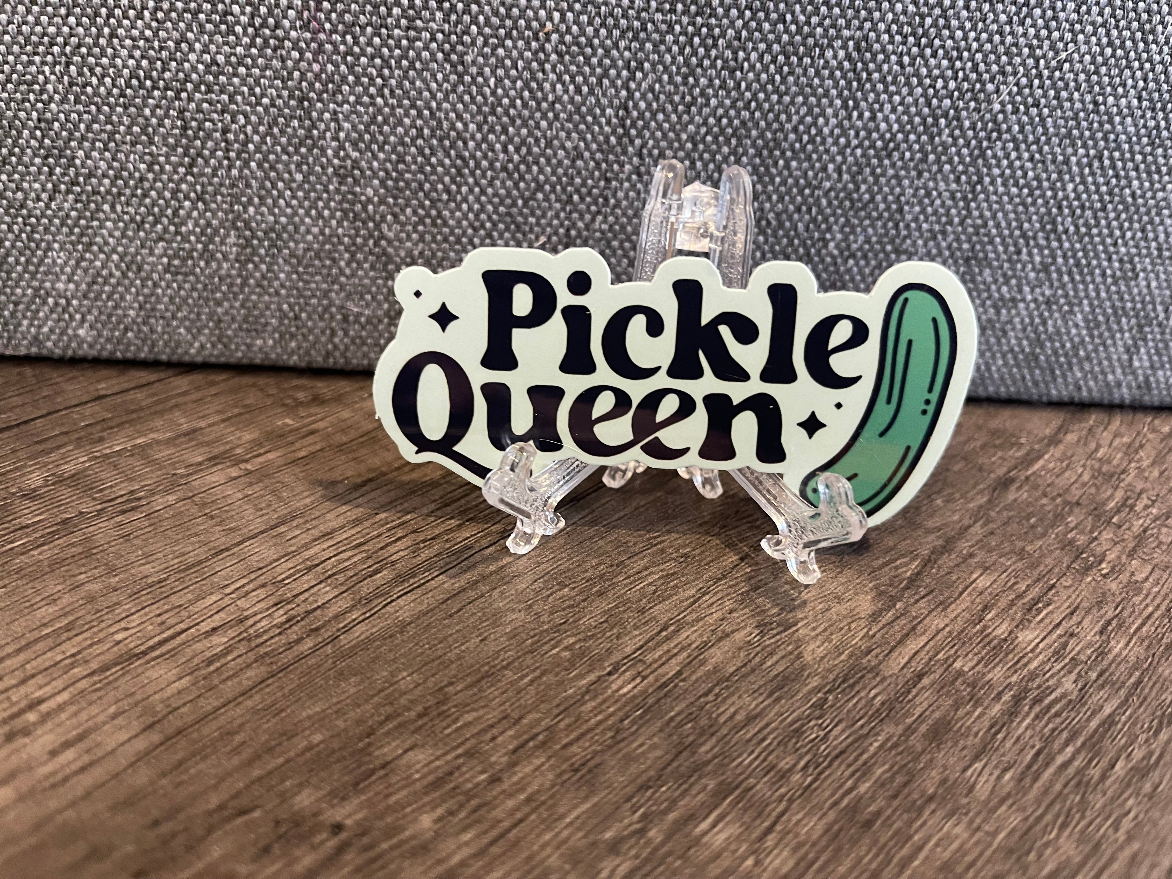 Pickle Queen Sticker | FrankieDeLeonDesigns