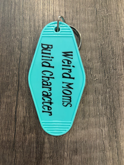 WEIRD MOMS BUILD CHARACTER KEYCHAIN