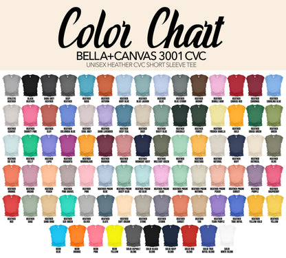 SIZE AND COLOR CHARTS