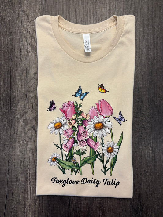FOXGLOVE DAISY TULIP SHIRT