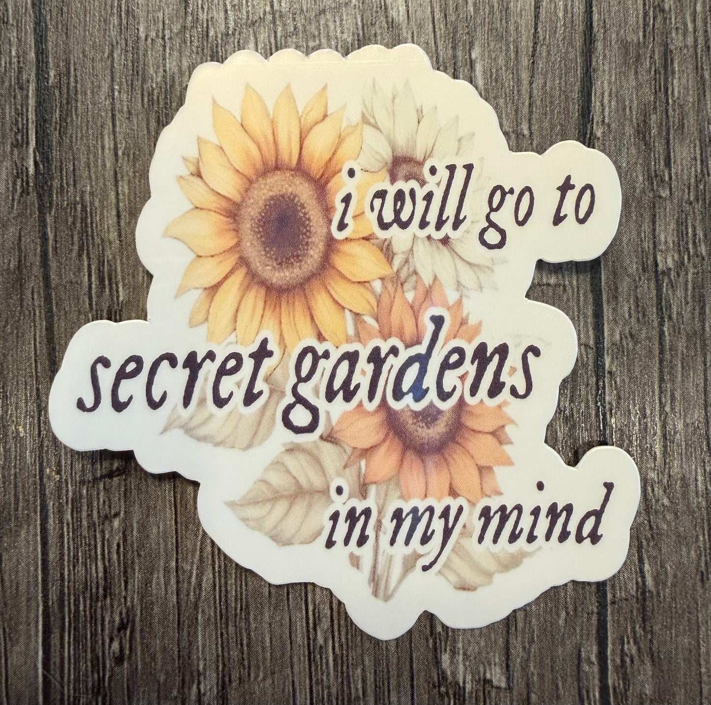 SECRET GARDENS STICKER