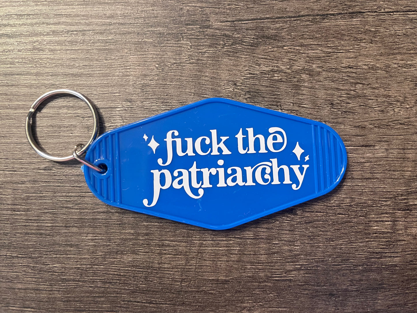 FUCK THE PATRIARCHY KEYCHAIN