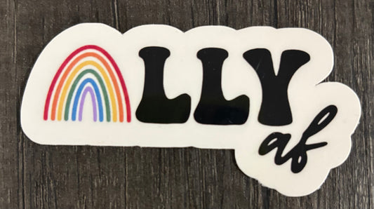 ALLY AF STICKER