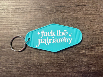 FUCK THE PATRIARCHY KEYCHAIN