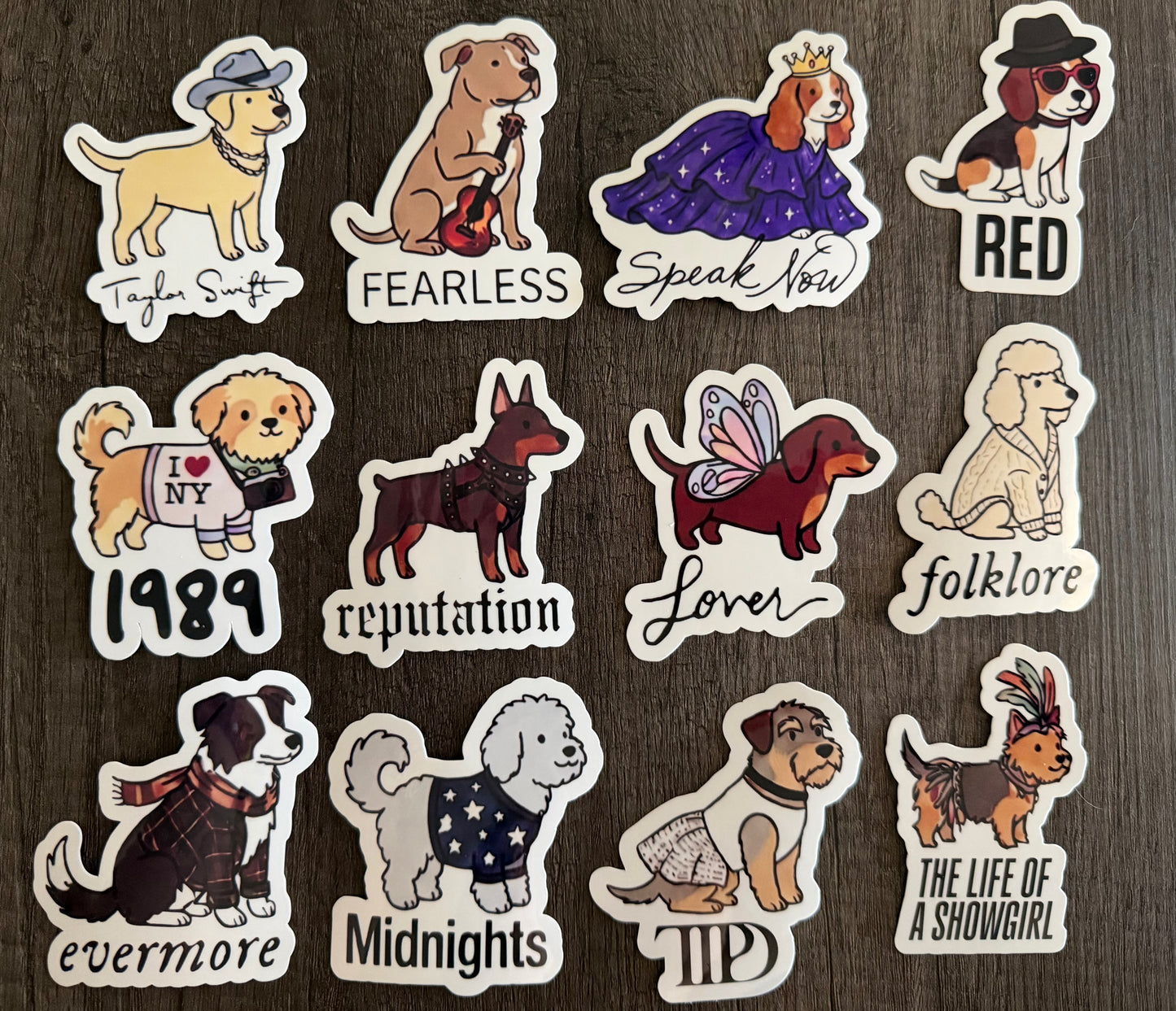 ERAS CHARACTER STICKERS