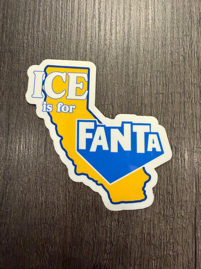 ICE IS FOR (SODA) STICKER