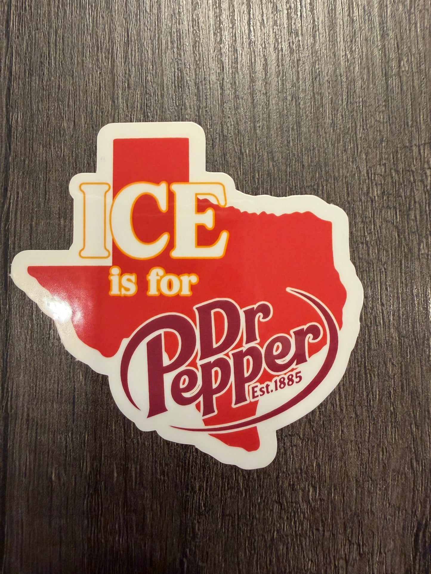 ICE IS FOR (SODA) STICKER