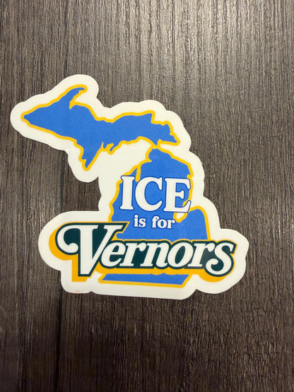 ICE IS FOR (SODA) STICKER