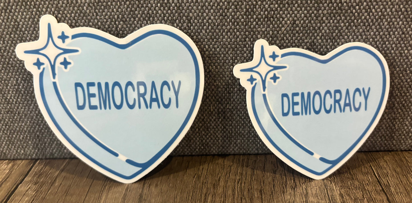 PEGATINA DE DEMOCRACIA