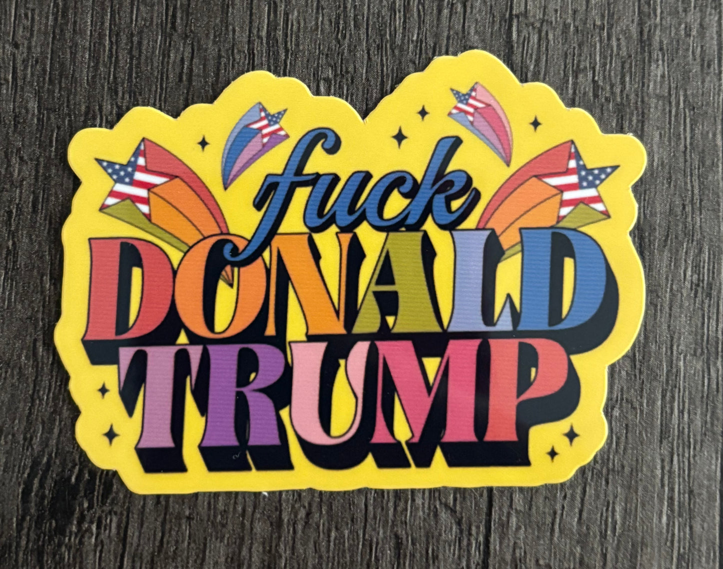 CALCOMANÍA DE PUTA DONALD TRUMP
