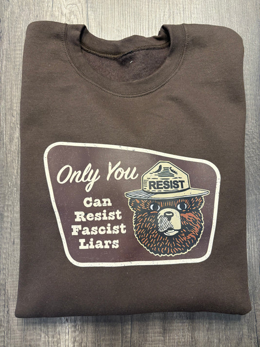 ONLY YOU CAN PREVENT FASCIST LIARS SHIRT