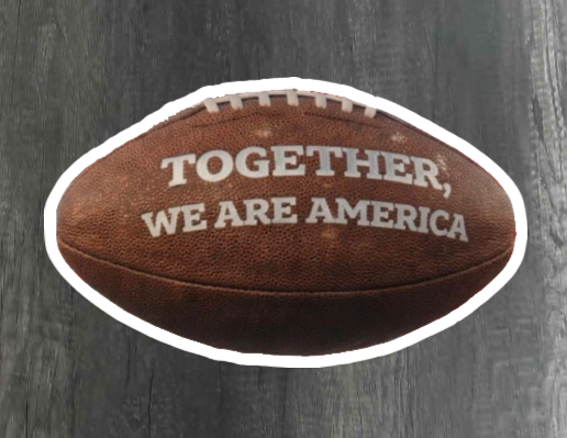 TOGETHER WE ARE AMERICA STICKER