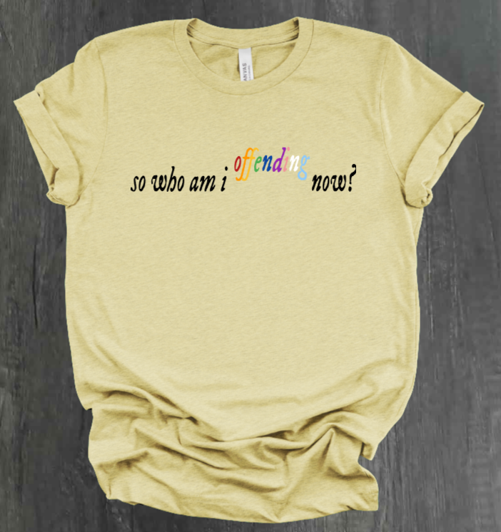 SO WHO AM I OFFENDING NOW? SHIRT