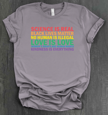 SCIENCE IS REAL SHIRT