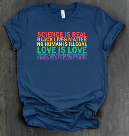 SCIENCE IS REAL SHIRT