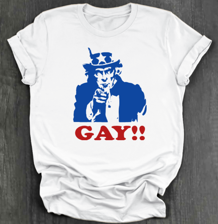 UNCLE SAM GAY SHIRT