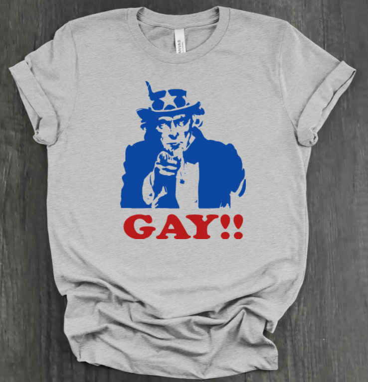 UNCLE SAM GAY SHIRT