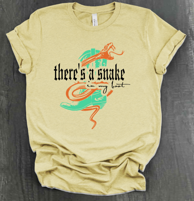 SNAKE IN MY BOOT SHIRT