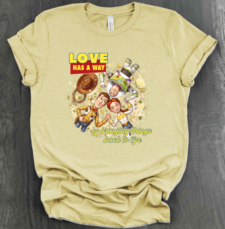 LOVE HAS A WAY OF BRINGING THINGS BACK TO LIFE SHIRT