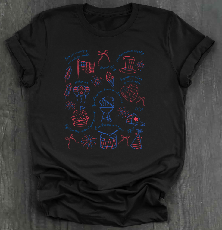 SUBTLE PROTEST 4TH OF JULY SHIRT