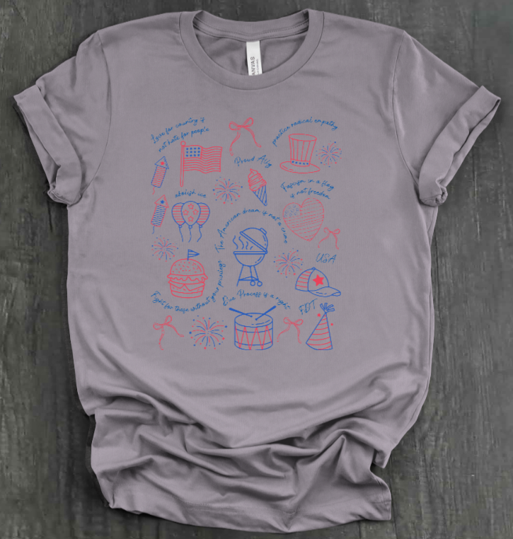 SUBTLE PROTEST 4TH OF JULY SHIRT