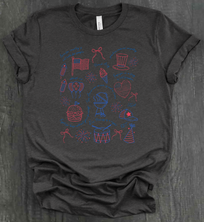 SUBTLE PROTEST 4TH OF JULY SHIRT