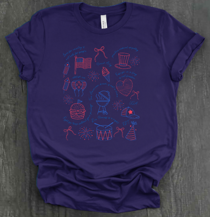 SUBTLE PROTEST 4TH OF JULY SHIRT