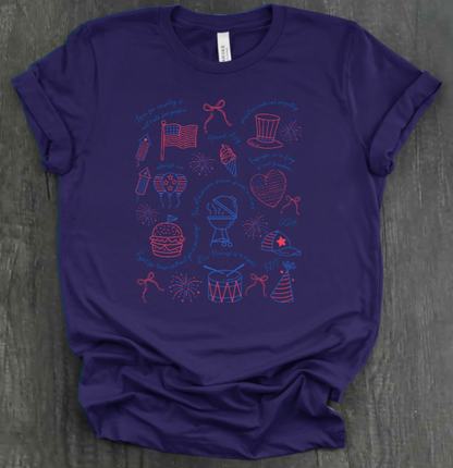 SUBTLE PROTEST 4TH OF JULY SHIRT