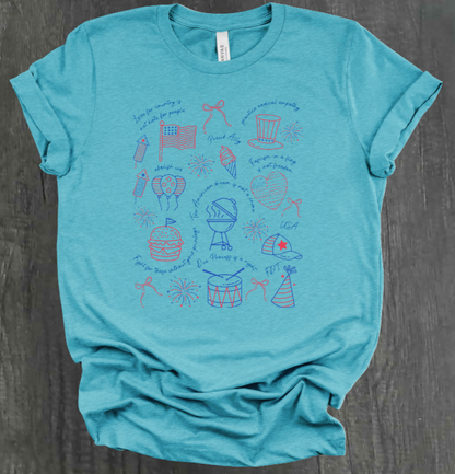 SUBTLE PROTEST 4TH OF JULY SHIRT
