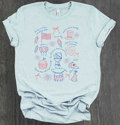 SUBTLE PROTEST 4TH OF JULY SHIRT