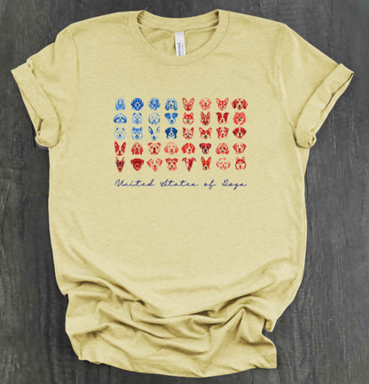 DOG FLAG SHIRT