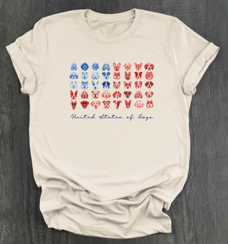 DOG FLAG SHIRT