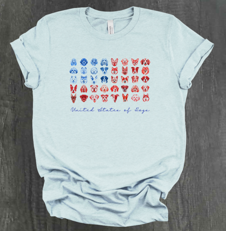 DOG FLAG SHIRT