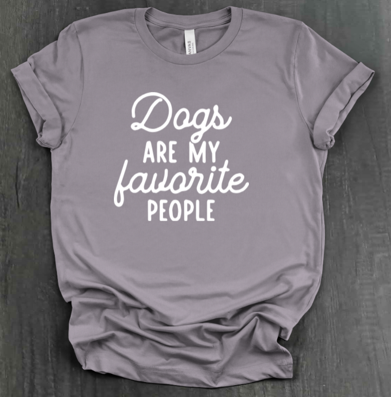 DOGS ARE MY FAVORITE PEOPLE SHIRT