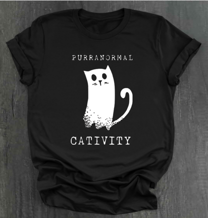 PURRANORMAL CATIVITY HALLOWEEN SHIRT