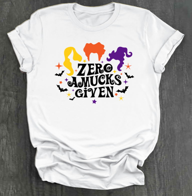 ZERO AMUCKS GIVEN SHIRT