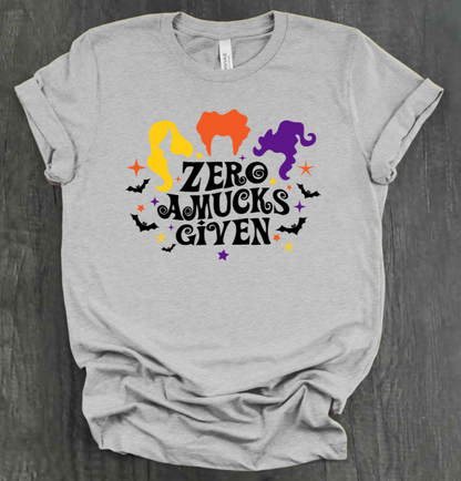 ZERO AMUCKS GIVEN SHIRT