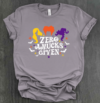 ZERO AMUCKS GIVEN SHIRT