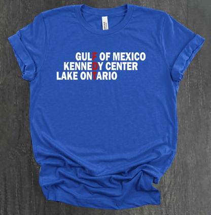 LAKE, GULF, KENNEDY SHIRT