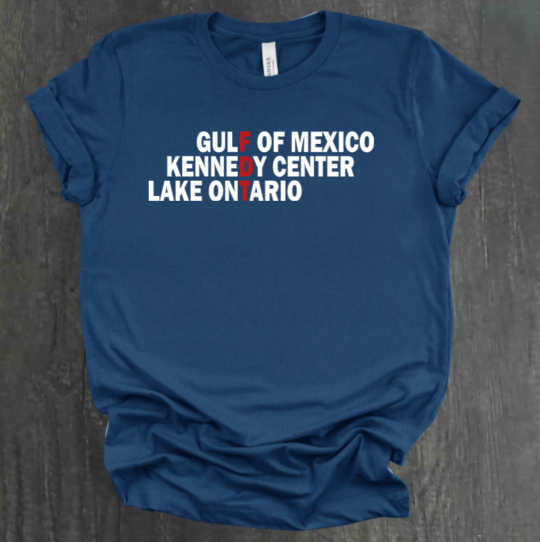 LAKE, GULF, KENNEDY SHIRT