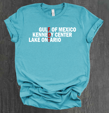LAKE, GULF, KENNEDY SHIRT